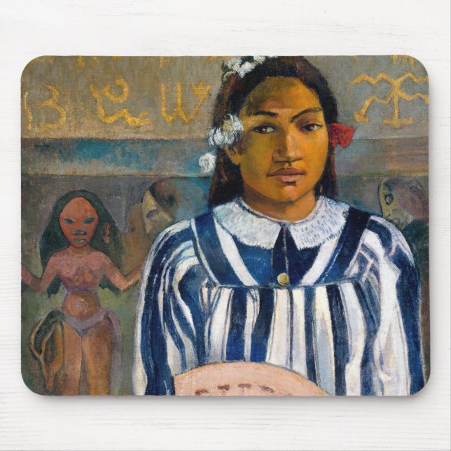 Paul Gauguin - The Ancestors of Tehamana Mouse Pad (Front)