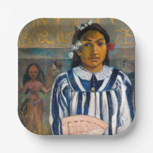 Paul Gauguin - The Ancestors of Tehamana Paper Plates