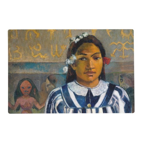 Paul Gauguin _ The Ancestors of Tehamana Placemat