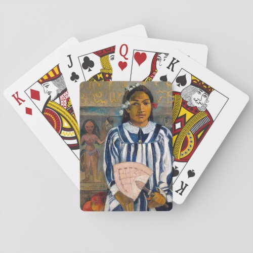 Paul Gauguin _ The Ancestors of Tehamana Playing Cards