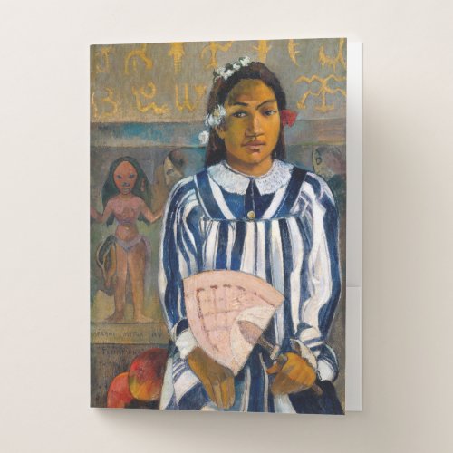 Paul Gauguin _ The Ancestors of Tehamana Pocket Folder