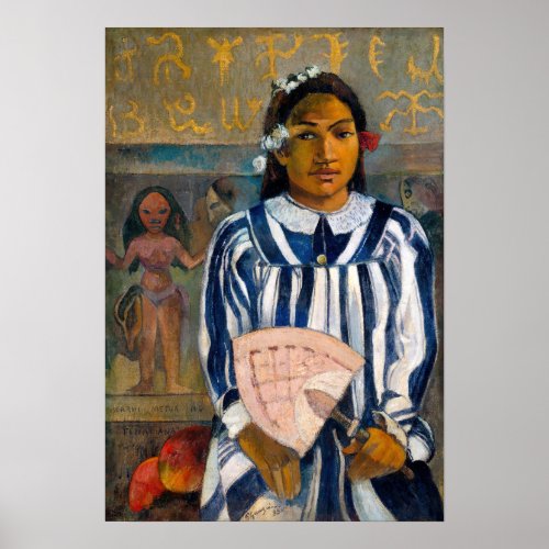 Paul Gauguin _ The Ancestors of Tehamana Poster