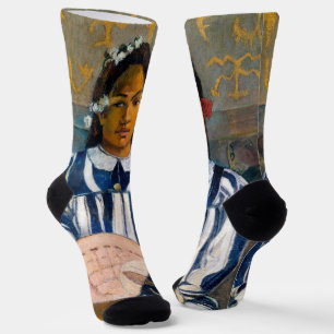 Paul Gauguin - The Ancestors of Tehamana Socks