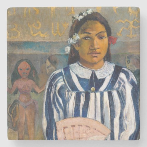 Paul Gauguin _ The Ancestors of Tehamana Stone Coaster