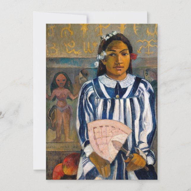 Paul Gauguin - The Ancestors of Tehamana Thank You Card (Front)