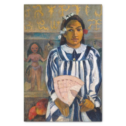 Paul Gauguin _ The Ancestors of Tehamana Tissue Paper