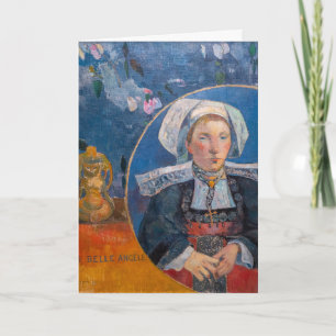 Paul Gauguin - The Beautiful Angel, Pont-aven Card