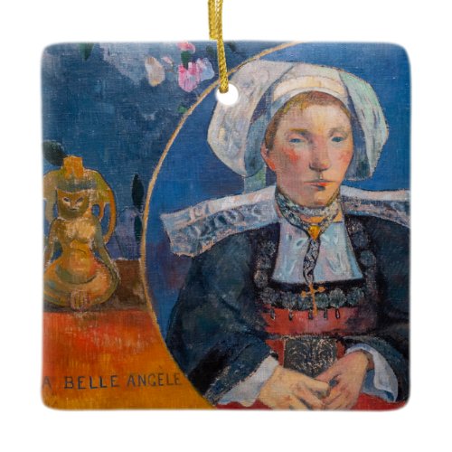Paul Gauguin - The Beautiful Angel, Pont-aven Ceramic Ornament