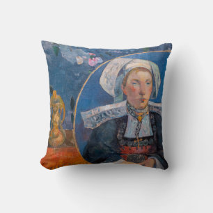 Paul Gauguin - The Beautiful Angel, Pont-aven Throw Pillow