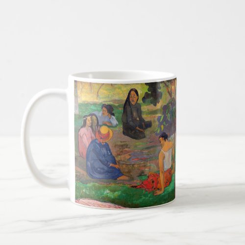 Paul Gauguin _ The Conversation  Les Parau Parau Coffee Mug