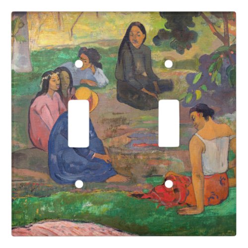 Paul Gauguin _ The Conversation  Les Parau Parau Light Switch Cover