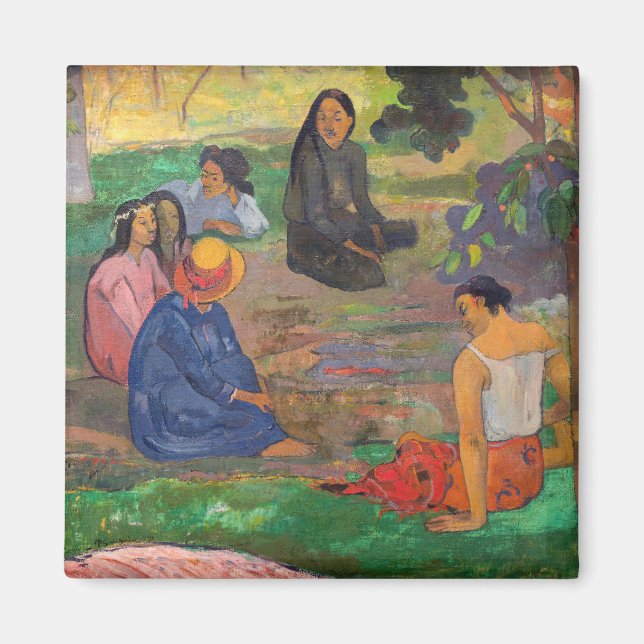 Paul Gauguin - The Conversation / Les Parau Parau Magnet (Front)