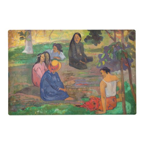 Paul Gauguin _ The Conversation  Les Parau Parau Placemat