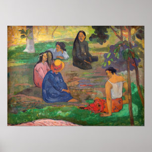 Paul Gauguin - The Conversation / Les Parau Parau Poster