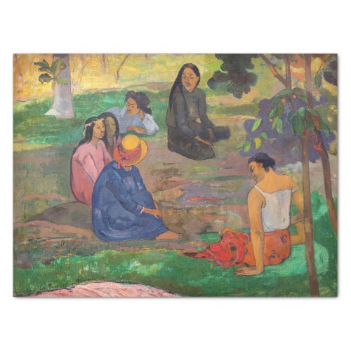 Paul Gauguin _ The Conversation  Les Parau Parau Tissue Paper