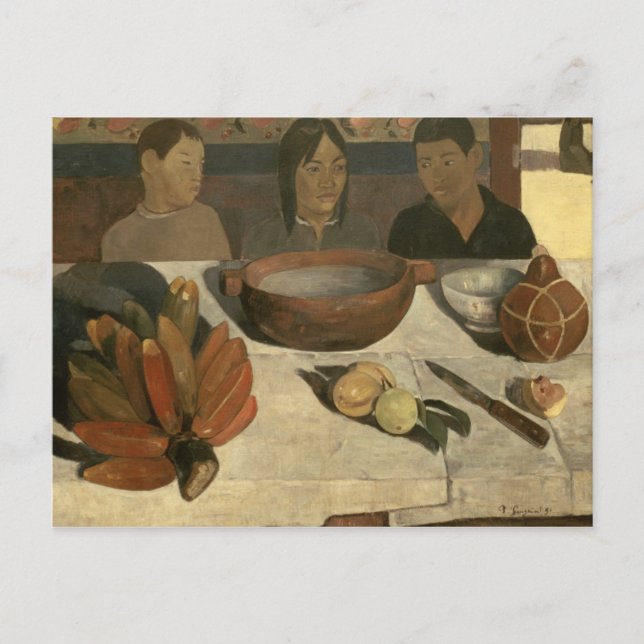 Paul Gauguin | The Meal , 1891 Postcard (Front)