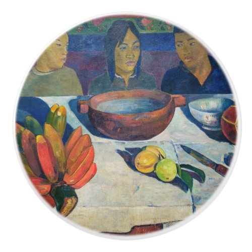 Paul Gauguin _ The Meal  Bananas Ceramic Knob