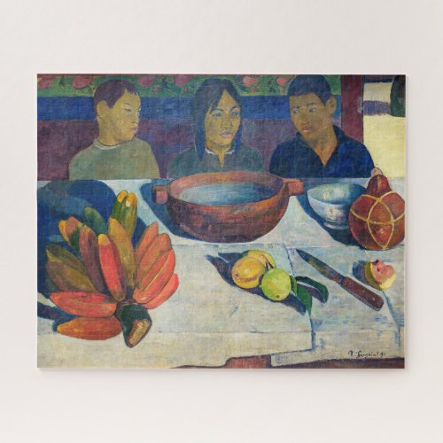 Paul Gauguin _ The Meal  Bananas Jigsaw Puzzle