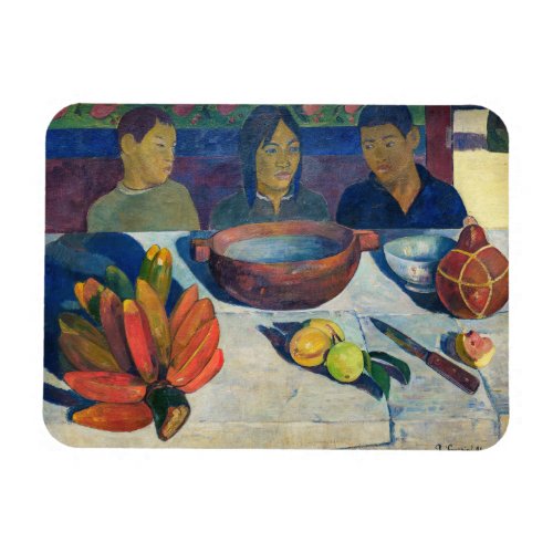 Paul Gauguin _ The Meal  Bananas Magnet
