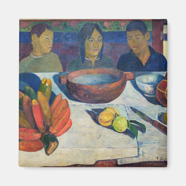 Paul Gauguin - The Meal / Bananas Magnet (Front)
