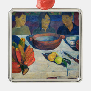 Paul Gauguin - The Meal / Bananas Metal Ornament