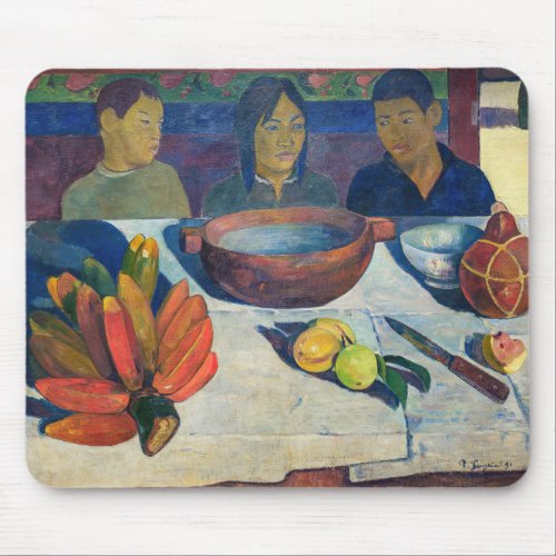 Paul Gauguin _ The Meal  Bananas Mouse Pad
