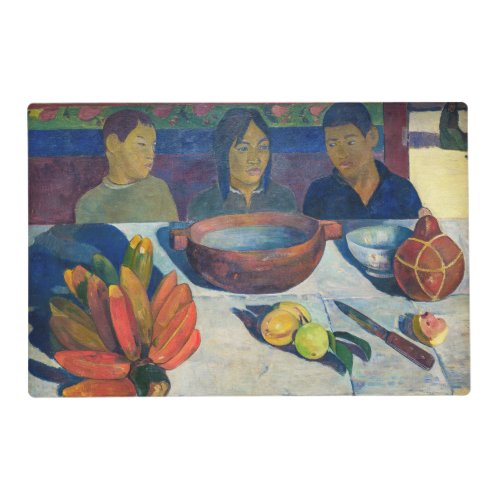 Paul Gauguin _ The Meal  Bananas Placemat