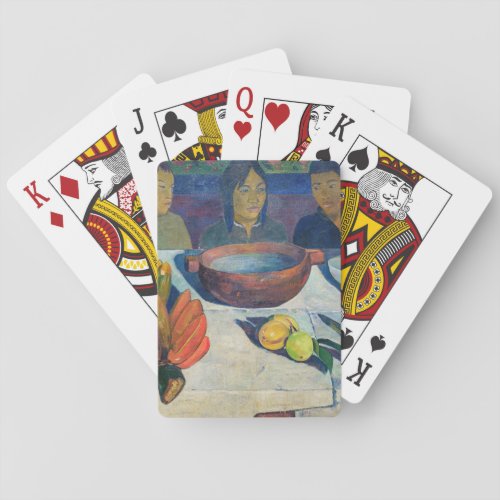 Paul Gauguin _ The Meal  Bananas Poker Cards