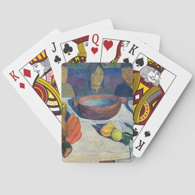 Paul Gauguin - The Meal / Bananas Poker Cards (Back)
