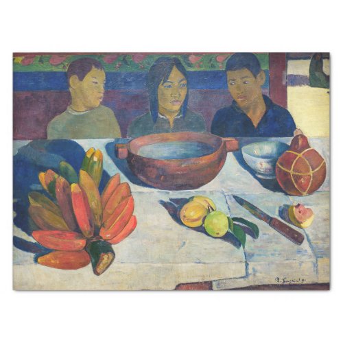 Paul Gauguin _ The Meal  Bananas Tissue Paper