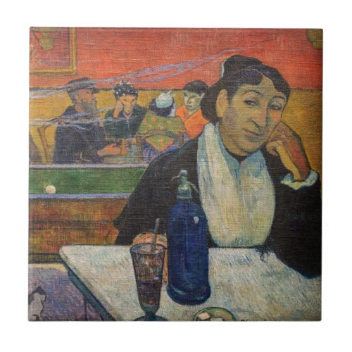 Paul Gauguin _ The Night Cafe Arles Ceramic Tile