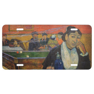 Paul Gauguin - The Night Cafe, Arles License Plate