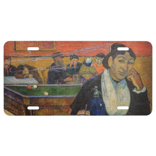 Paul Gauguin _ The Night Cafe Arles License Plate