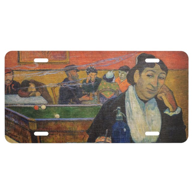 Paul Gauguin - The Night Cafe, Arles License Plate (Front)