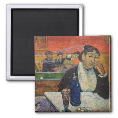 Paul Gauguin _ The Night Cafe Arles Magnet