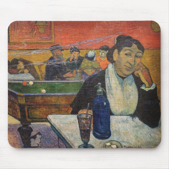 Paul Gauguin - The Night Cafe, Arles Mouse Pad (Front)