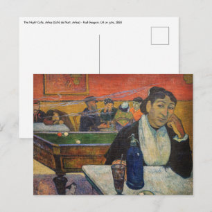 Paul Gauguin - The Night Cafe, Arles Postcard