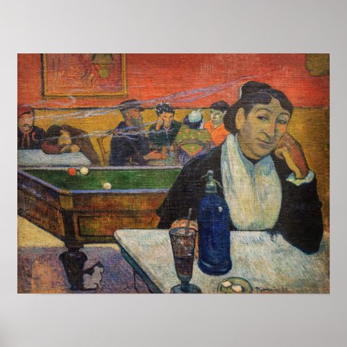 Paul Gauguin _ The Night Cafe Arles Poster