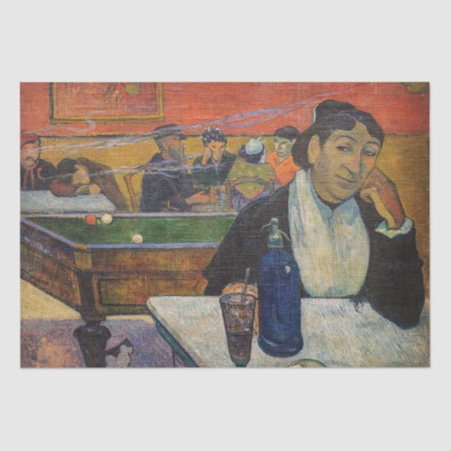 Paul Gauguin - The Night Cafe, Arles Tissue Paper (Front)