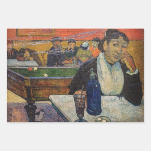Paul Gauguin _ The Night Cafe Arles Wrapping Paper Sheets