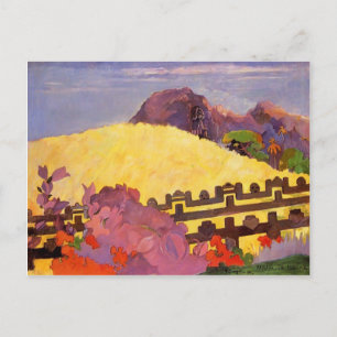 Paul Gauguin- The sacred mountain Postcard