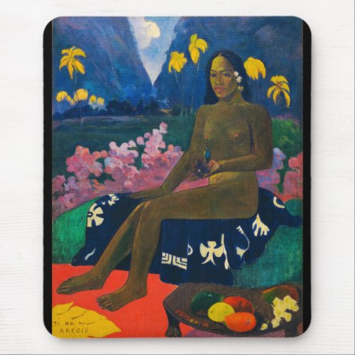 Paul Gauguin The seed of areoi Mouse Pad