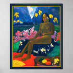 Paul Gauguin The Seed Of The Areoi Poster at Zazzle