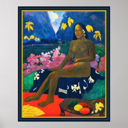 Paul Gauguin The Seed Of The Areoi Poster