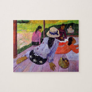 Paul Gauguin The Siesta, 1891-2 (oil on canvas) Jigsaw Puzzle
