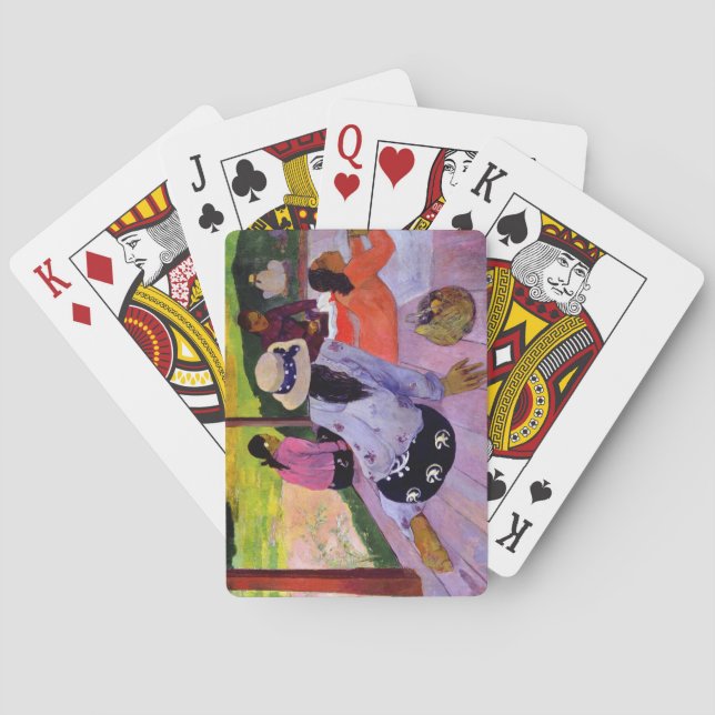 Paul Gauguin | The Siesta, 1891-2 (oil on canvas) Poker Cards (Back)