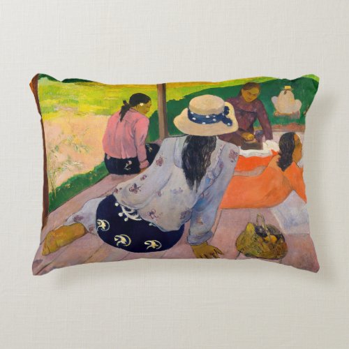 Paul Gauguin _ The Siesta Accent Pillow