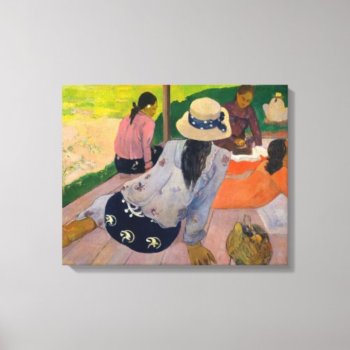 Paul Gauguin _ The Siesta Canvas Print