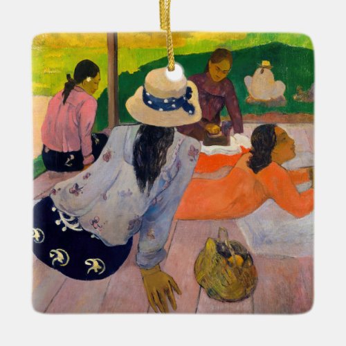 Paul Gauguin _ The Siesta Ceramic Ornament