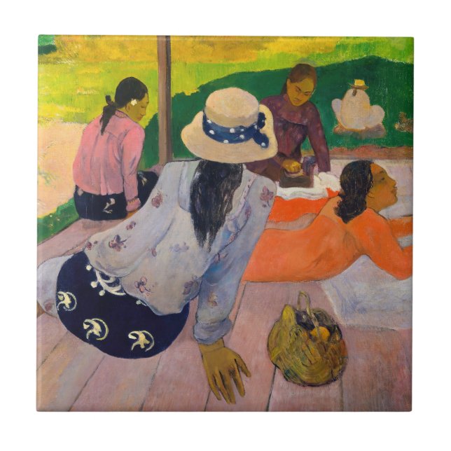 Paul Gauguin - The Siesta Ceramic Tile (Front)